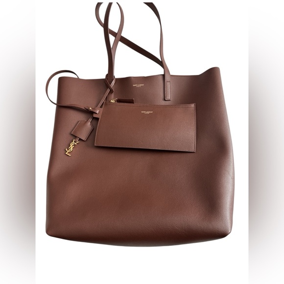 NEW Yves Saint Laurent Tote in Brick - Picture 8 of 14